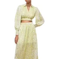 AllSaints Clara Noche Top Lime Green Taglia: 44 | Magliette intime Outlet | Donna | Verde