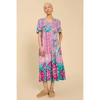 White Stuff Lucy Eco Vero Mini Dress Pink Printed Taglia: 8 REGULAR | Abiti Midi Outlet | Donna | Rosa