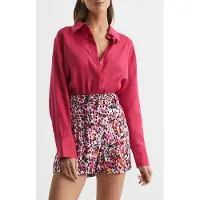 Reiss Lara Viscose Shorts — Pink Taglia: 8 | Pantaloncini Outlet | Donna | Rosa