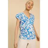 White Stuff Rae Cotton Vest Blue Taglia: 10 | Magliette intime Outlet | Donna | Blu