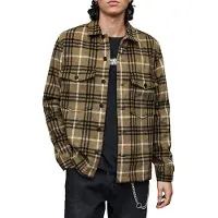 AllSaints Berthold Ls Shirt Dusty Olive Green Taglia: XS | Giacche leggere Outlet | Uomo | Verde