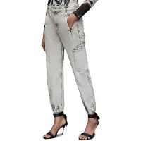 AllSaints Lea Cargo Jogger Snow Grey Taglia: W30 | Jeans Slim Fit Outlet | Donna | Grigio