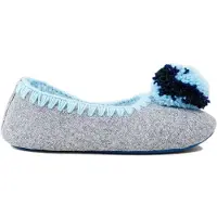 White Stuff Pom Felt Ballet Slipper Mid Grey Taglia: 5 | Mocassini Outlet | Donna | Grigio