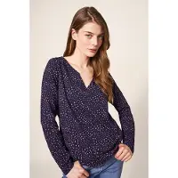 White Stuff Nelly Tee Navy Taglia: 22 | Maglie a manica lunga Outlet | Donna | Blu