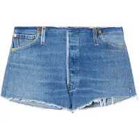 RE/DONE The Short Short Indigo Taglia: 23 | Pantaloncini Outlet | Donna | Blu