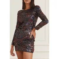 Guess Marciano By Jasmine Short Dress Delight Sequins Taglia: XS | Abiti Mini Outlet | Donna | Giallo