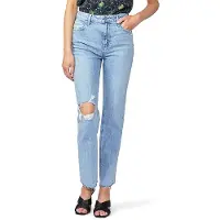 PAIGE Stella Seam Bltlps Raw Hem Gnarly Destructed Taglia: W29 | Jeans straight fit Outlet | Donna