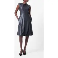 French Connection Faux Slv Less Dress M Black Taglia: 10 | Abiti in pelle Outlet | Donna | Nero