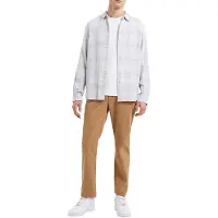 French Connection Berrow Dobby Cotton Shirt White Taglia: L | Camicie Casual Outlet | Uomo | Bianco