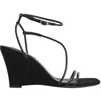 Reiss Kali Wedge-kali Wedge Sue Black Taglia: 36 | Infradito Outlet | Donna | Nero