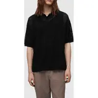 AllSaints Corbi Ss Polo Black Taglia: XL | Polo Outlet | Uomo | Nero