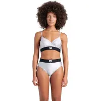 Arena Women's Bicolore Elastic Brassiere Silver Taglia: XS | Bikini Outlet | Donna | Grigio