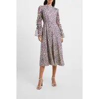 French Connection Alezzia Ely Midi Dress Sharp Green Taglia: 10 | Abiti Midi Outlet | Donna | Verde