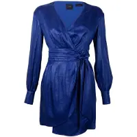Pinko Arianna Abito Jaquard Effetto Spectrum Blue Taglia: 40 | Abiti Mini Outlet | Donna | Blu