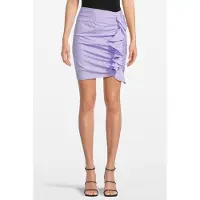 Pinko Achimenes Gonna Twill Melange Kashmir Purple Taglia: 44 | Minigonne Outlet | Donna | Viola