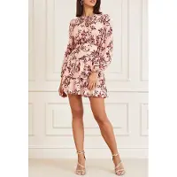 Guess Marciano By Sunburst Flare Dress Sunburst Blush Taglia: 38 | Abiti Mini Outlet | Donna