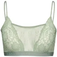 Pinko Brigida Bra Pizzo Indemagliato Jacquard C/logo Ambient Green Taglia: XS | Reggiseni Outlet | Donna | Verde