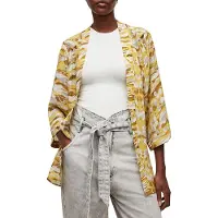 AllSaints Carina Oniyuri Kimon Yellow Taglia: 34 | Accappatoi Outlet | Donna | Giallo