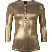 Pinko Attizzare Serafino Costina Lam Beige/gold Taglia: XS | Maglie a manica lunga Outlet | Donna | Marrone