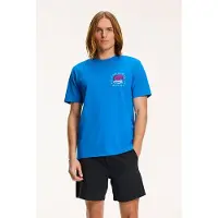 Shiwi Men Beyond The Blues T-shirt Skydive Blue Taglia: L | T-shirt stampate Outlet | Uomo | Blu
