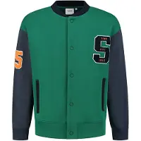 Shiwi Men Varsity Jacket Ivy League Bottle Green Taglia: L | Giacche Sportive Outlet | Uomo | Verde