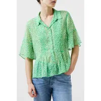 French Connection Cadie Pintuck Top Poise Green Taglia: 12 | Magliette intime Outlet | Donna | Verde