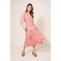 White Stuff Izzie Dre Red Taglia: 14 REGULAR | Abiti in T-Shirt Outlet | Donna | Rosso