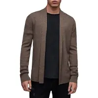 AllSaints Mode Merino Open Car Vole Brown Marl Taglia: XXL | Cardigan Outlet | Uomo | Marrone