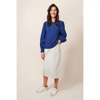 White Stuff Penny Midi Skirt Mid Grey Taglia: 24 | Minigonne Outlet | Donna | Grigio
