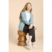 White Stuff Tula Cardi Light Teal Taglia: L | Cardigan Outlet | Donna | Ciano