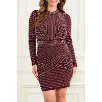 Guess Marciano By Stella Mini Dress Vino Taglia: 40 | Abiti Mini Outlet | Donna