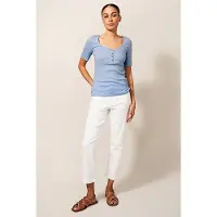 White Stuff Sherbet Tee Blue Printed Taglia: 14 | Maglie Sportivi Outlet | Donna | Blu