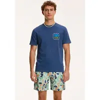 Shiwi Men Beyond The Blues T-shirt Dark Navy Taglia: XXL | T-shirt stampate Outlet | Uomo | Blu