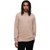 AllSaints Raven Crew Pale Rose Pink Taglia: XXL | Maglioni a maglia Outlet | Uomo | Rosa