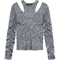 Daily Paper Lindsay Top Grey Taglia: S | Maglie a manica lunga Outlet | Donna | Grigio