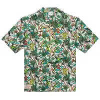 Daily Paper Light Green Yellow Povan Shirt Green/black/yellow Taglia: XS | Camicie Casual Outlet | Uomo | Verde