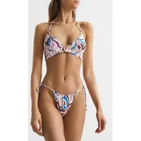 Reiss Audrinna-swirl Bikini Top — Multicolor Taglia: 6 | Bikini Outlet | Donna