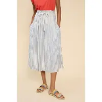 White Stuff Seema Eco Vero Stripe Skirt Ivory Taglia: 18 | Minigonne Outlet | Donna | Bianco