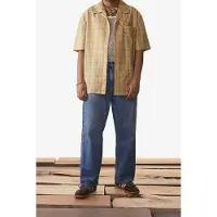 Daily Paper Yellow Check Kovan Shirt Taglia: S | Camicie Casual Outlet | Uomo | Giallo