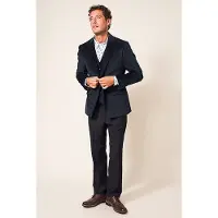 White Stuff Velvet Blazer Dark Navy Taglia: 40 | Blazers Outlet | Uomo | Blu