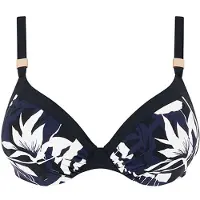 Femilet Sw Bra Tshirt Plunge Dark Flowers Taglia: D70 | Bikini Outlet | Donna