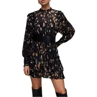 AllSaints Tulia Ronnie Dress Black Taglia: 34 | Abiti Mini Outlet | Donna | Nero