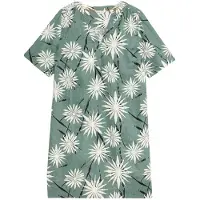 White Stuff June Linen Shift Dre Green Printed Taglia: 24 | Abiti Mini Outlet | Donna | Bianco