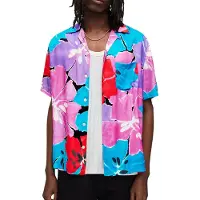AllSaints Mallorca Ss Shirt Punch Pink Taglia: XS | Camicie Casual Outlet | Uomo | Rosa