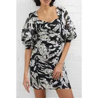 French Connection Ally Dinah L/s Ruched Dress Black Taglia: 16 | Abiti Mini Outlet | Donna | Nero