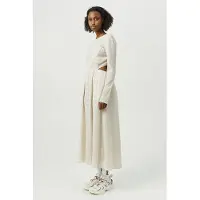 Soulland Agata Dress Off White Taglia: XXS/XS | Abiti Midi Outlet | Donna | Bianco