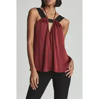 Reiss Lauren Tank Top Cami — Red Taglia: 4 | Canottiere Outlet | Donna | Rosso