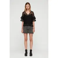 AllSaints Lula Nisha Top Black Taglia: 32 | Magliette intime Outlet | Donna | Nero