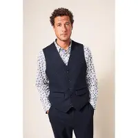 White Stuff Heath Waistcoat Dark Navy Taglia: 38 | Gilet Outlet | Uomo | Blu