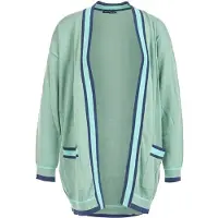 River Woods Long Cardigan Ls Tricolor Str Green Taglia: XXL | Cardigan Outlet | Donna | Verde